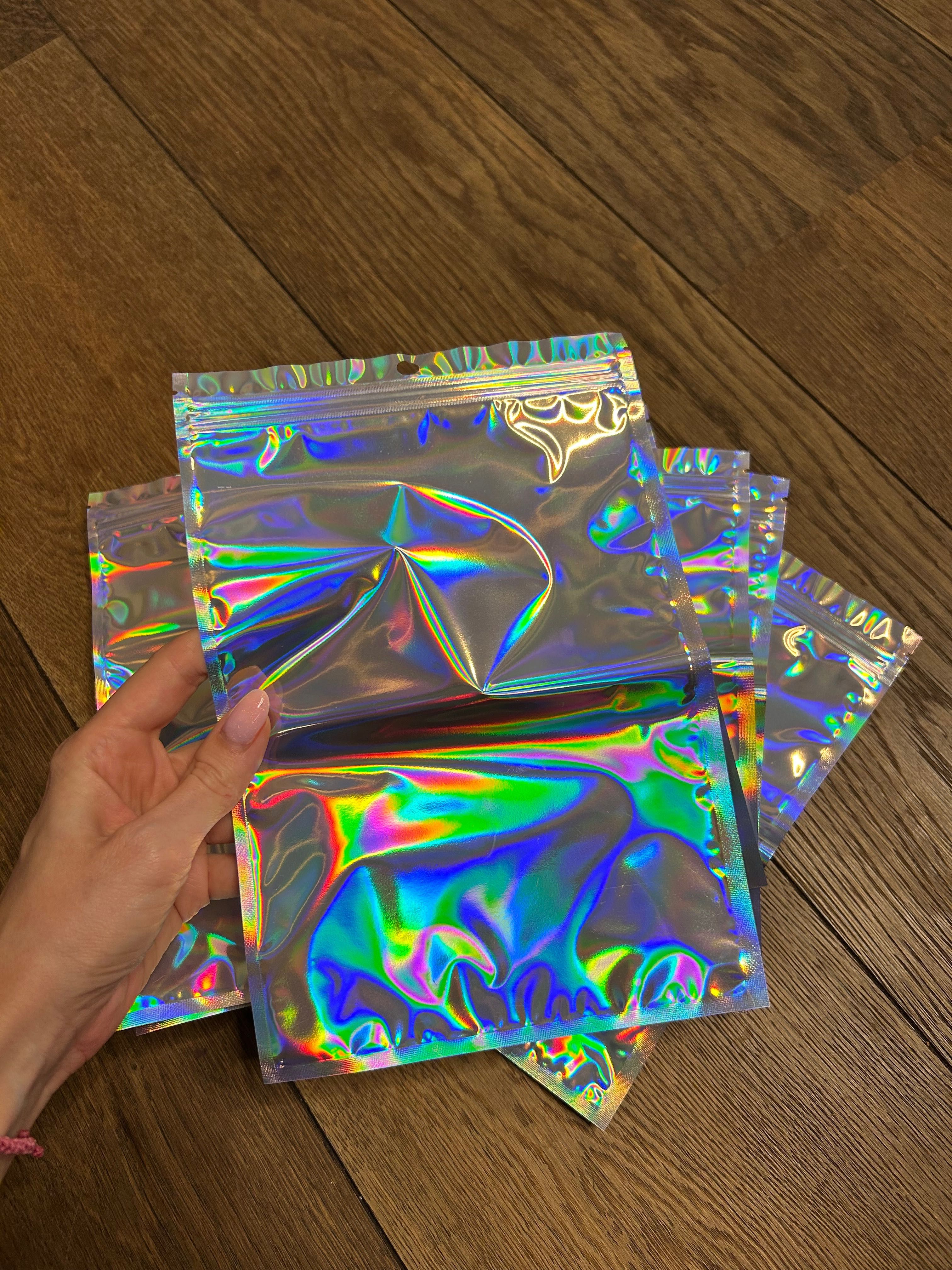 Холограмни пликчета със ziplock закопчаване 16*24 см - 10 бр.