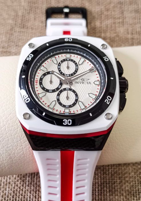 Ceas Invicta Speedway Chronograph Quartz White Dial -Barbati