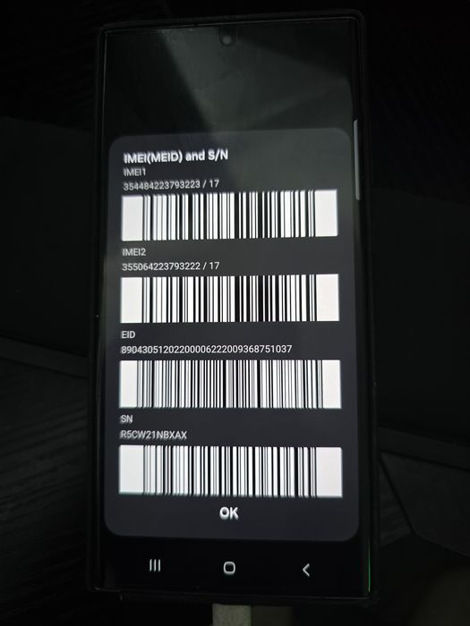 Vând placa de baza S23 Ultra 512gb defecta