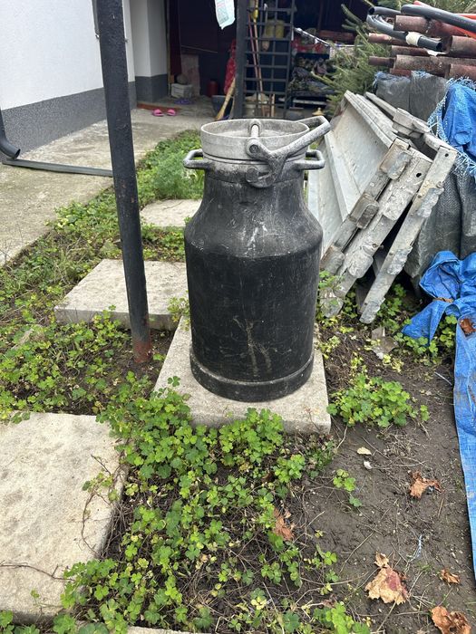 Bidon de lapte din aluminu de 25 l