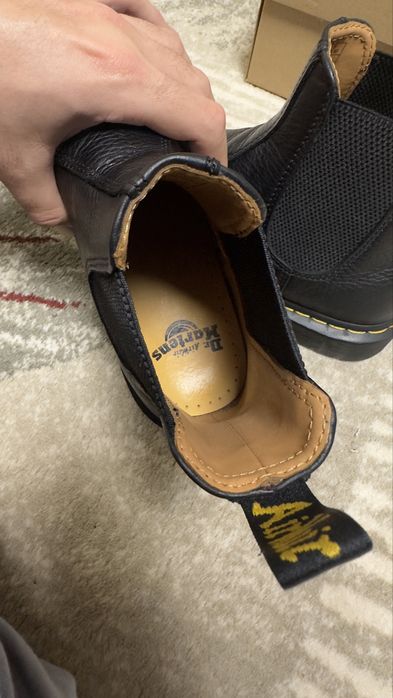 Оригинални Dr. Martens 2976 челси боти от естествена кожа