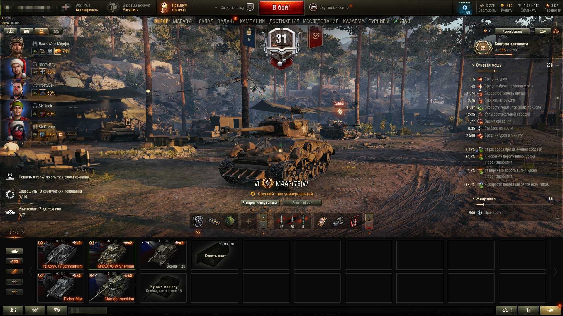 Аккаунт World of Tank EU