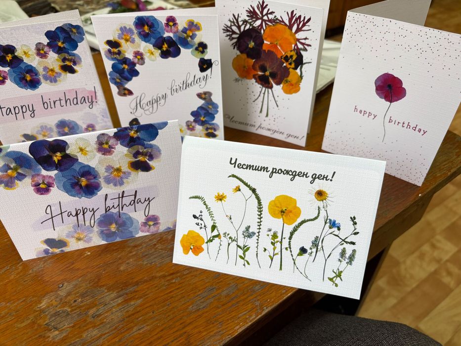 Произведения от пресовани цветя