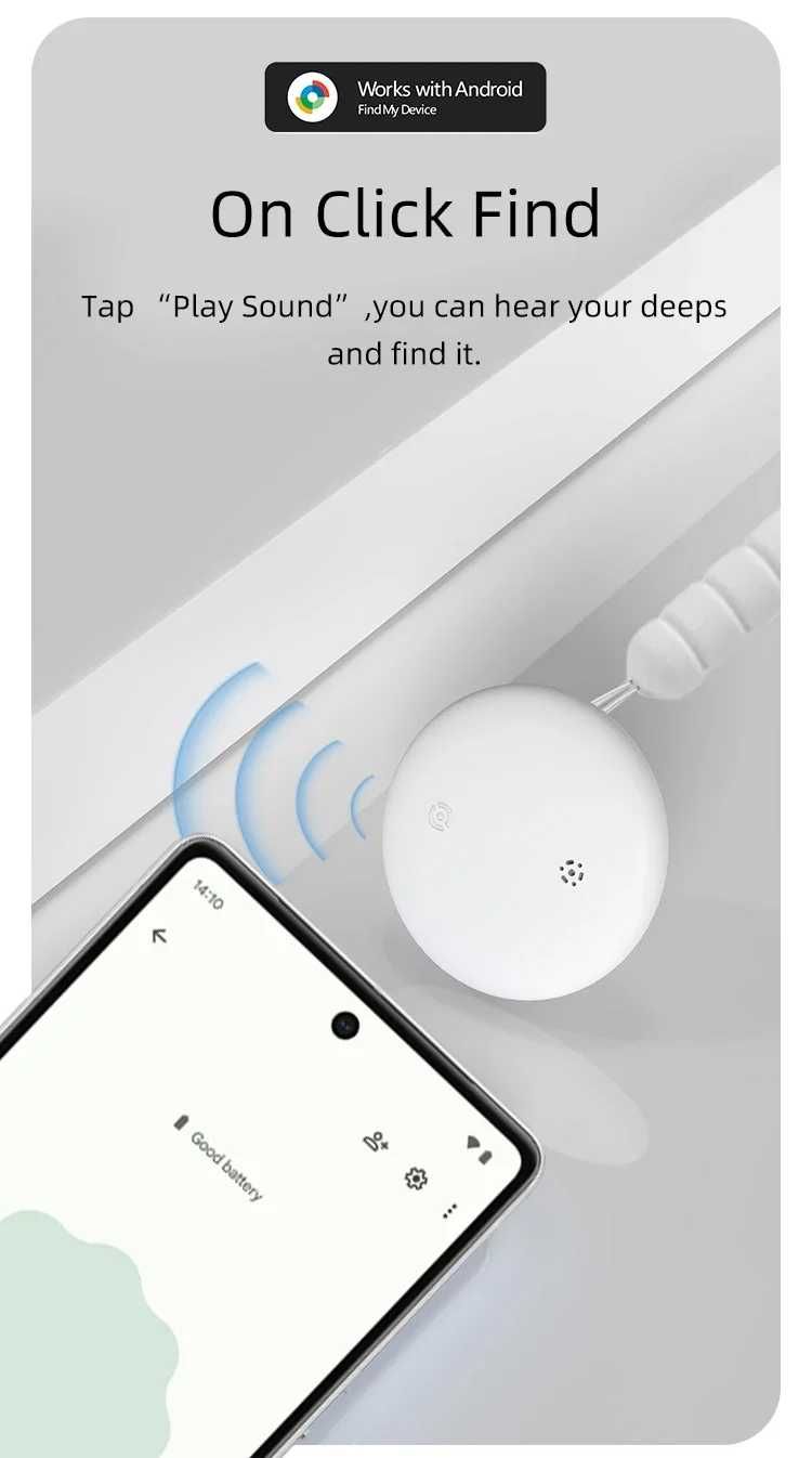Смарт GPS тракер Air Tag за багаж, ключове, домашни любимци