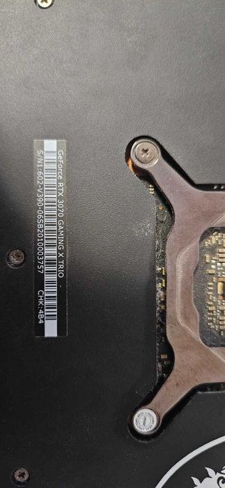 RTX 3070 MSI GAMING X TRIO 8GB GDDR6 Ambalaj original+accesori