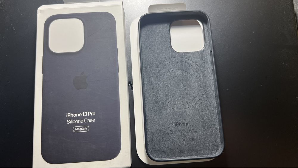 Husa silicon Iphone 13 Pro, originala, neagra