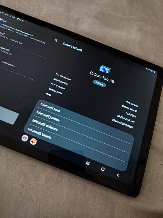 Tableta Samsung tab A8