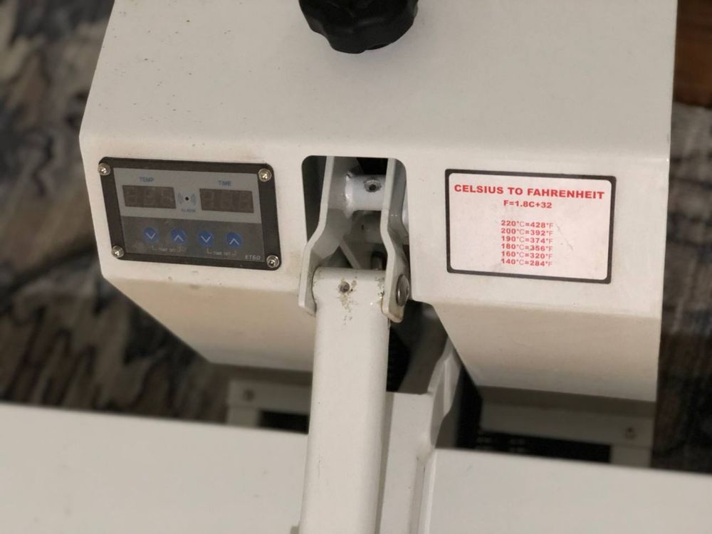 Termopress qo’lda issiqlik pressi Dison,  80*40 sm yangi