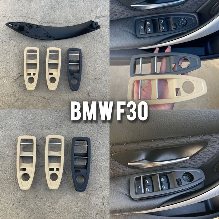 Накладка на стеклоподъёмник BMW f30 ф30 / ручка на бмв ф30