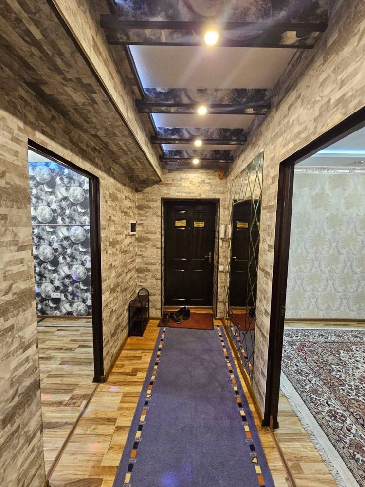 Сергели 5 А ,3 хона ,метро олдида,60 квадрат,мебель+тех.евро ремонт