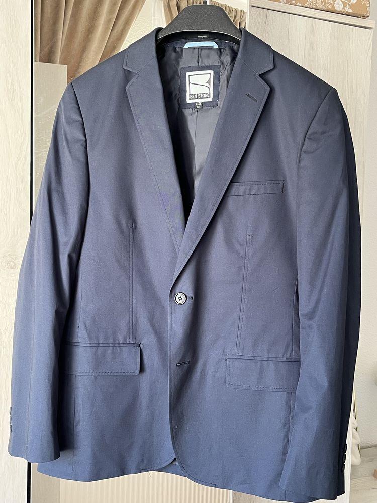 Sacou Casual Barbati Bleumarin