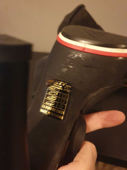 Miss sixty кожени сандали/обувки на висок ток