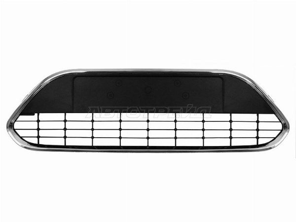 Решетка в бампер FORD FOCUS II 08-11 с молдингом Ford Focus