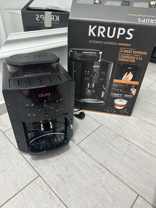 Espressor cafea boabe Krups +1kg lavazza