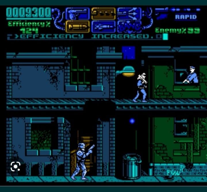 Casete Terminator Sega  Robocop 3 NHL Dragon Quest