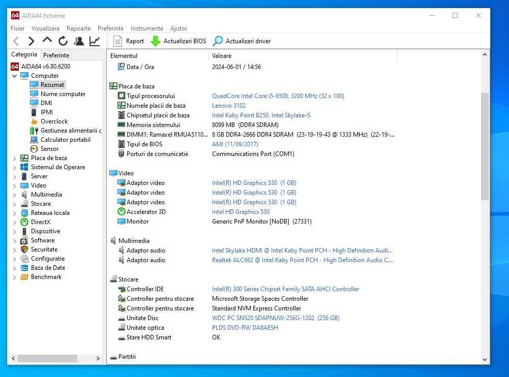 Calculator Pc Intel i5-6500 /Lenovo ThinkCentre M710s