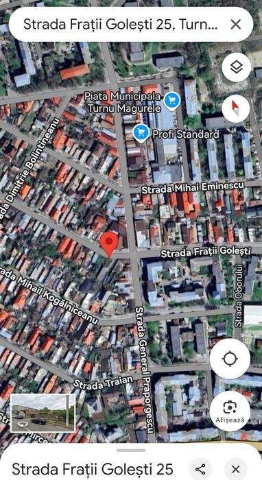 Teren de vânzare intravilan Turnu Măgurele, str. Frații Golești 25