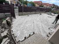 Pavaje curți dale borduri gazon Brasov superpret si miniexcavator