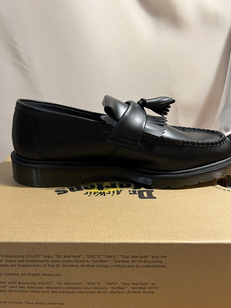 Dr. Martens adrian smooth leather tassel loafers