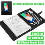 Внешний аккумулятор для А5 Блокнот с power bank