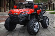Masinuta electrica pentru copii BJF-119A 4x4 cu Scaun tapitat #RED