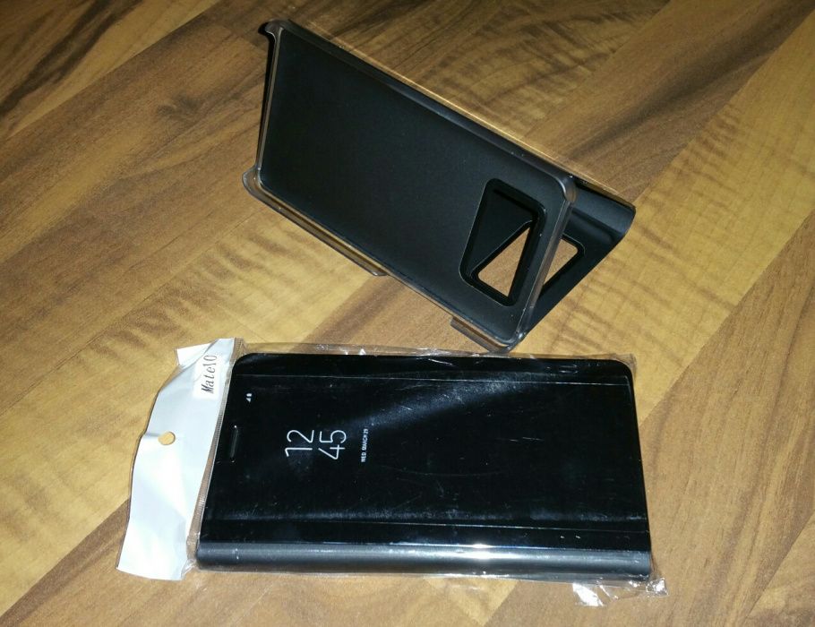 Husa flip oglinda Clear View cu stand Huawei Mate 10 P Smart 2019