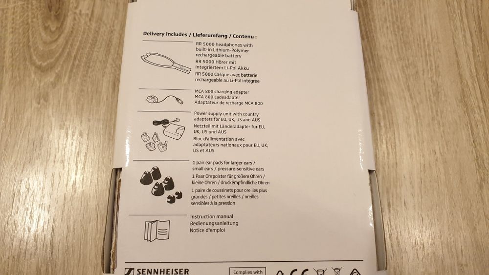 SIGILATA Casca Secundara Sennheiser RR 5000 WIRELLES neagra