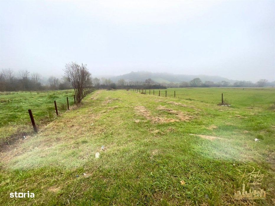 Teren intravilan cu acces la DN76 de vanzare in Hidiselu de Sus