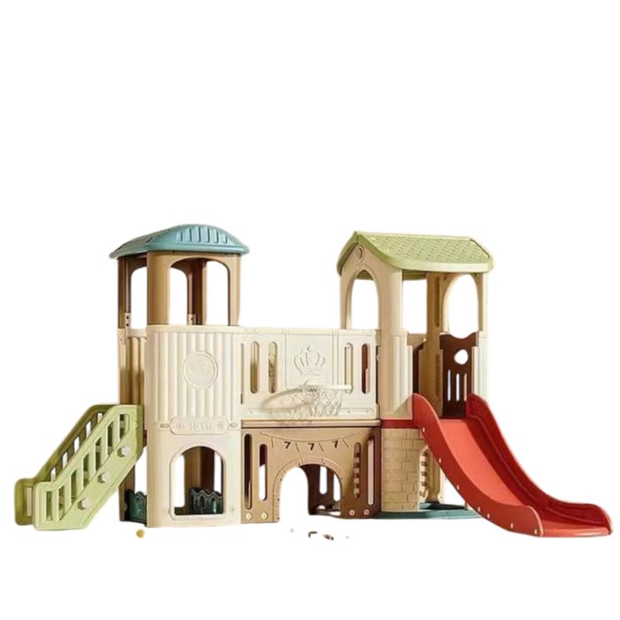 Детский игровой домик с горкой