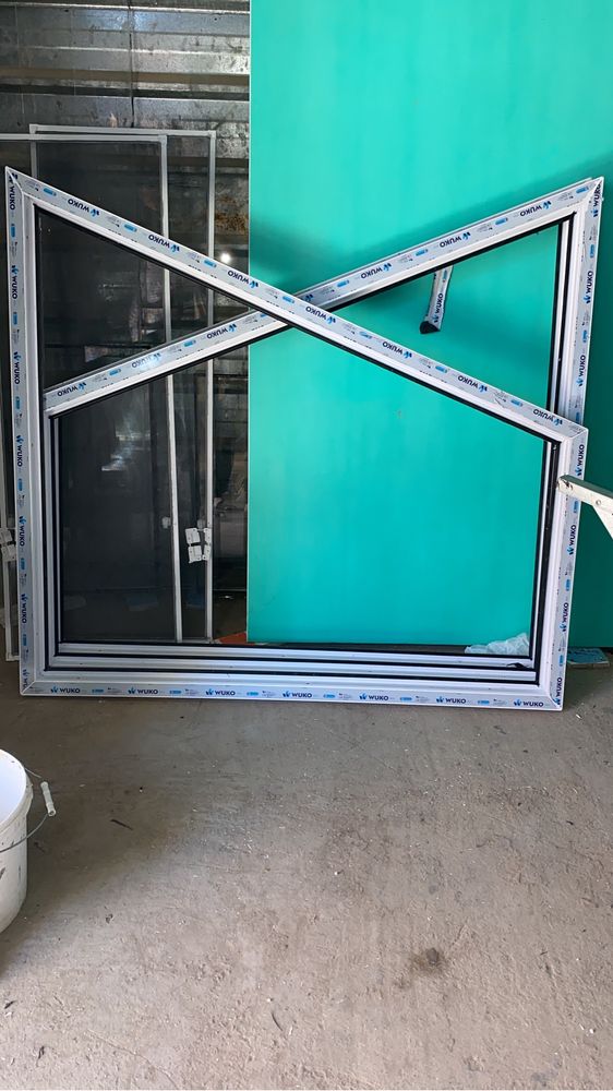 Алюминиевая витраж окно дверь