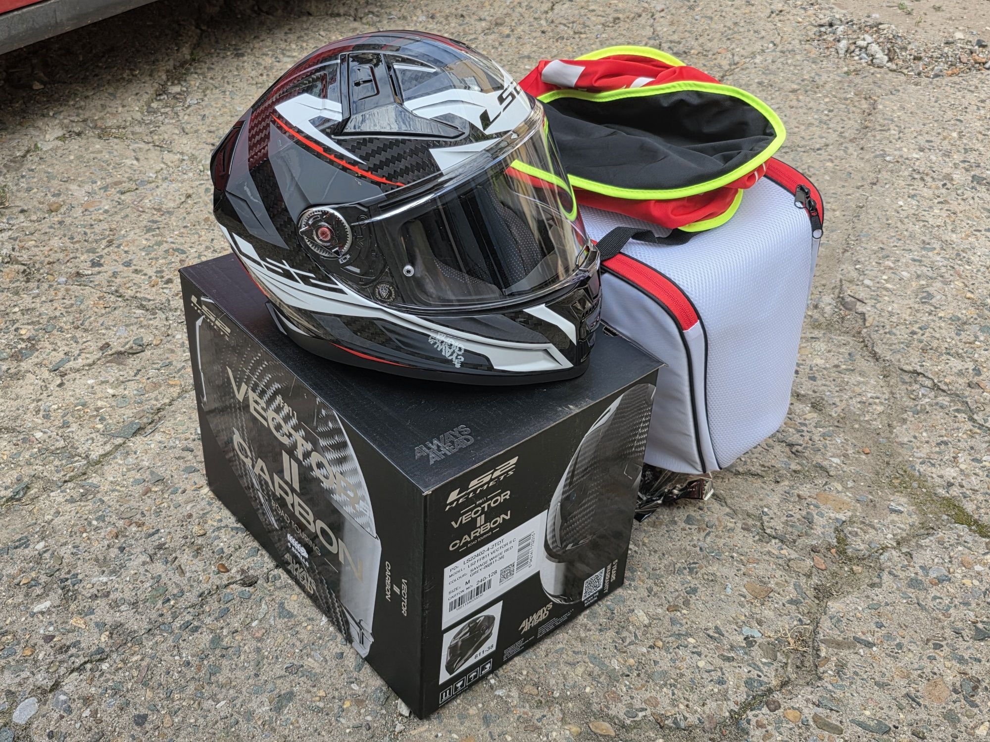Каска LS2 FF811 Vector II Carbon