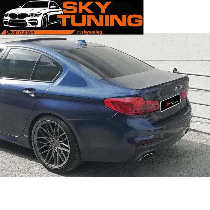 Bmw G30 M performance lip Бмв г30 М перформънс лип добавка багажник