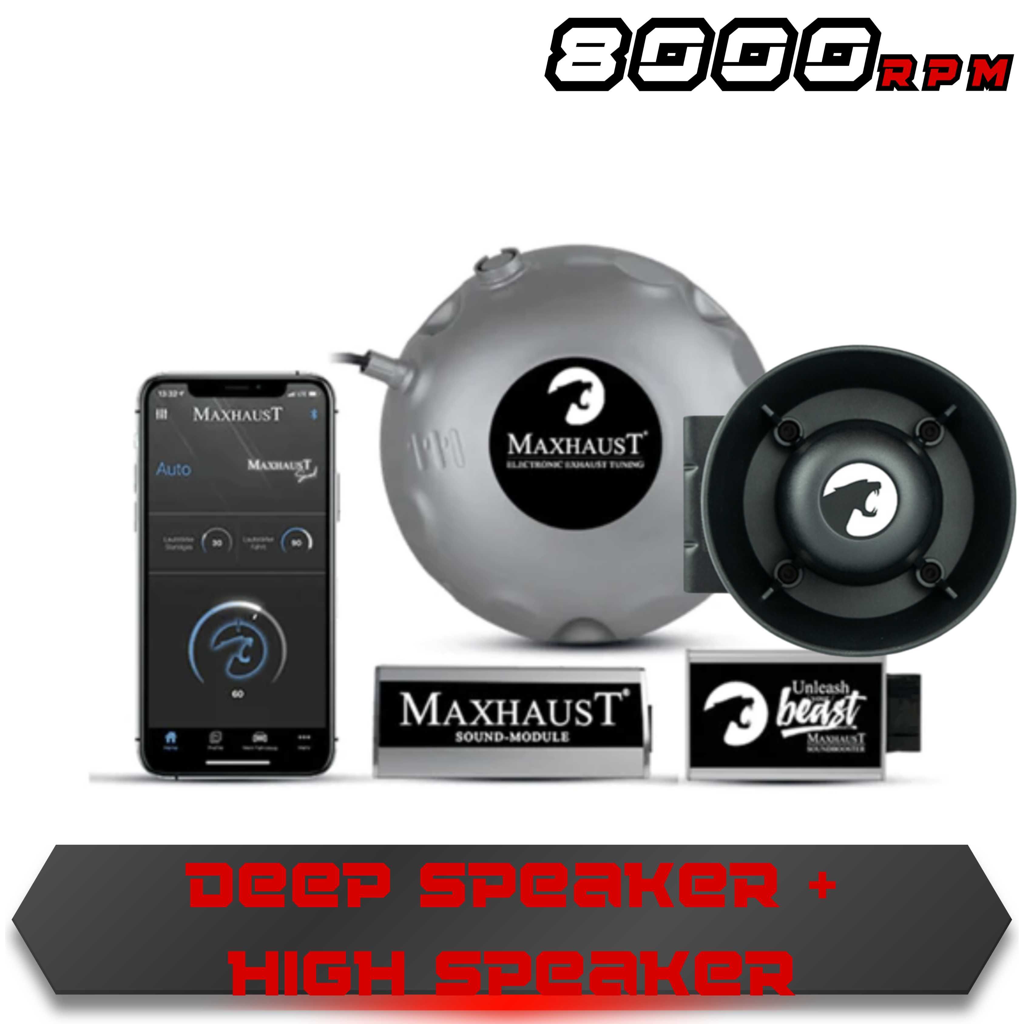 Спортен V8 RS звук за Audi Maxhaust v3 Active Sound спортна генерация