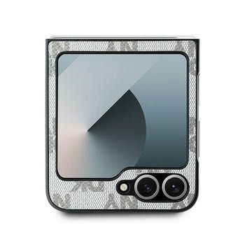 Оригинален калъф DKNY за Samsung Galaxy Z Flip 6, Leather Checkered