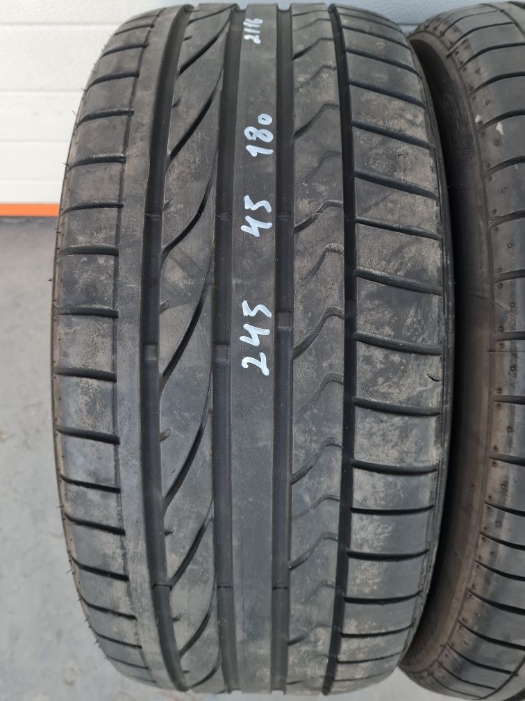 Летни гуми 2 броя BRIDGESTONE Potenza RE050A 245 45 R18 дот 2116