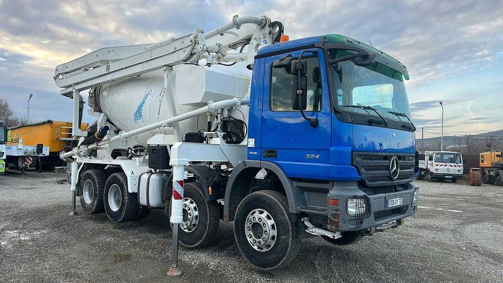 Mercedes Actros MP2 Cu pompa Sermac 24 mc si Mixer 8 mc