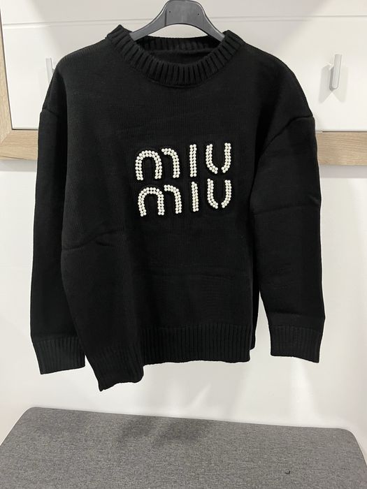 Miu Дамска Черна Блуза