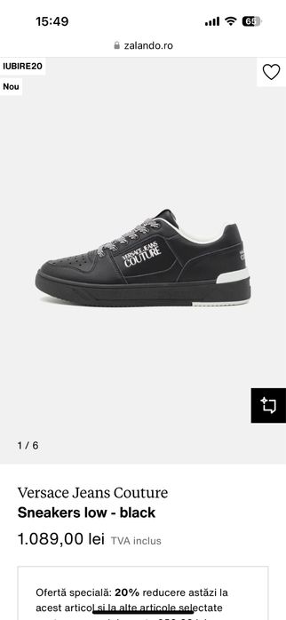 Adidasi versace in stare buna