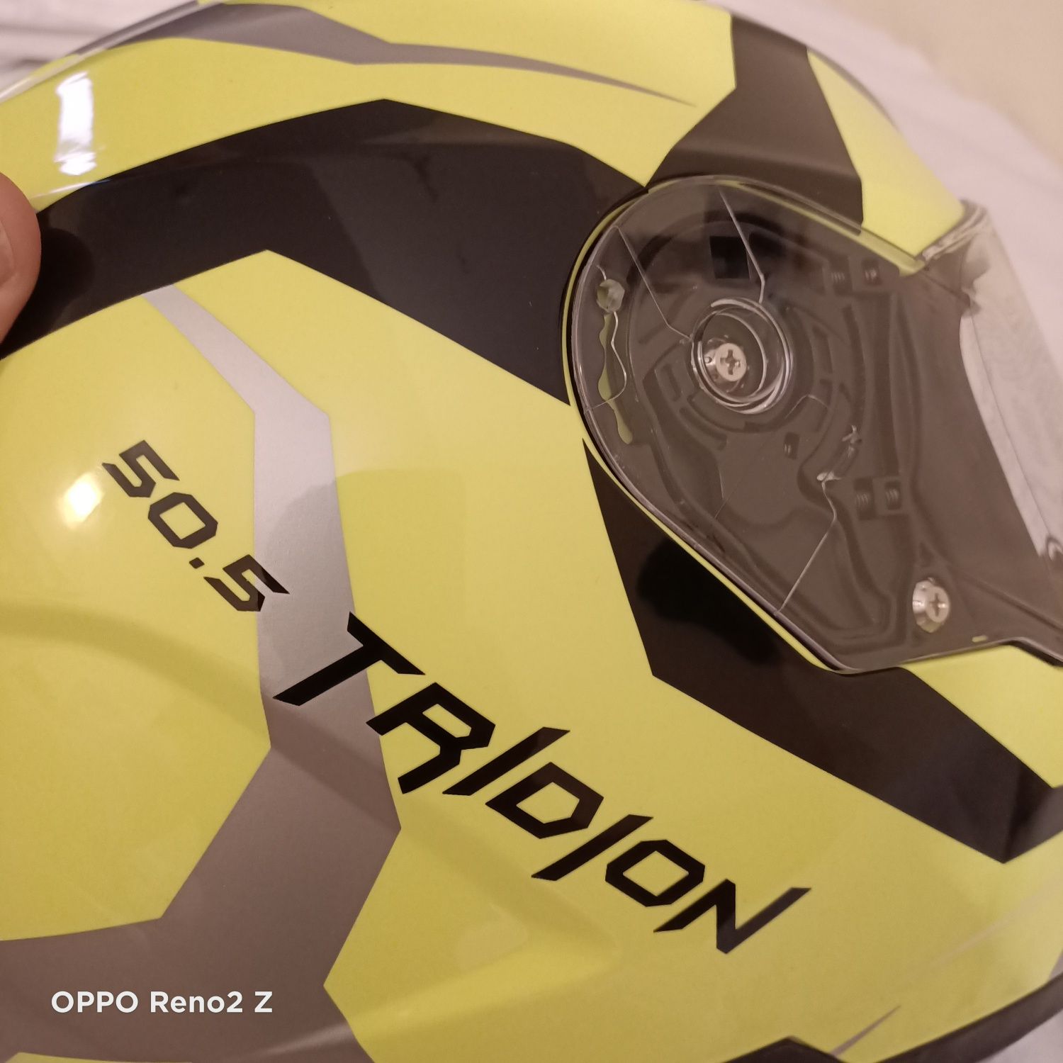 Givi каска шлем Гиви 50.5 TRIDION Flo Yellow