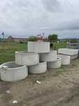 Tuburi din beton 100 cm, saht patrat 120 cm,