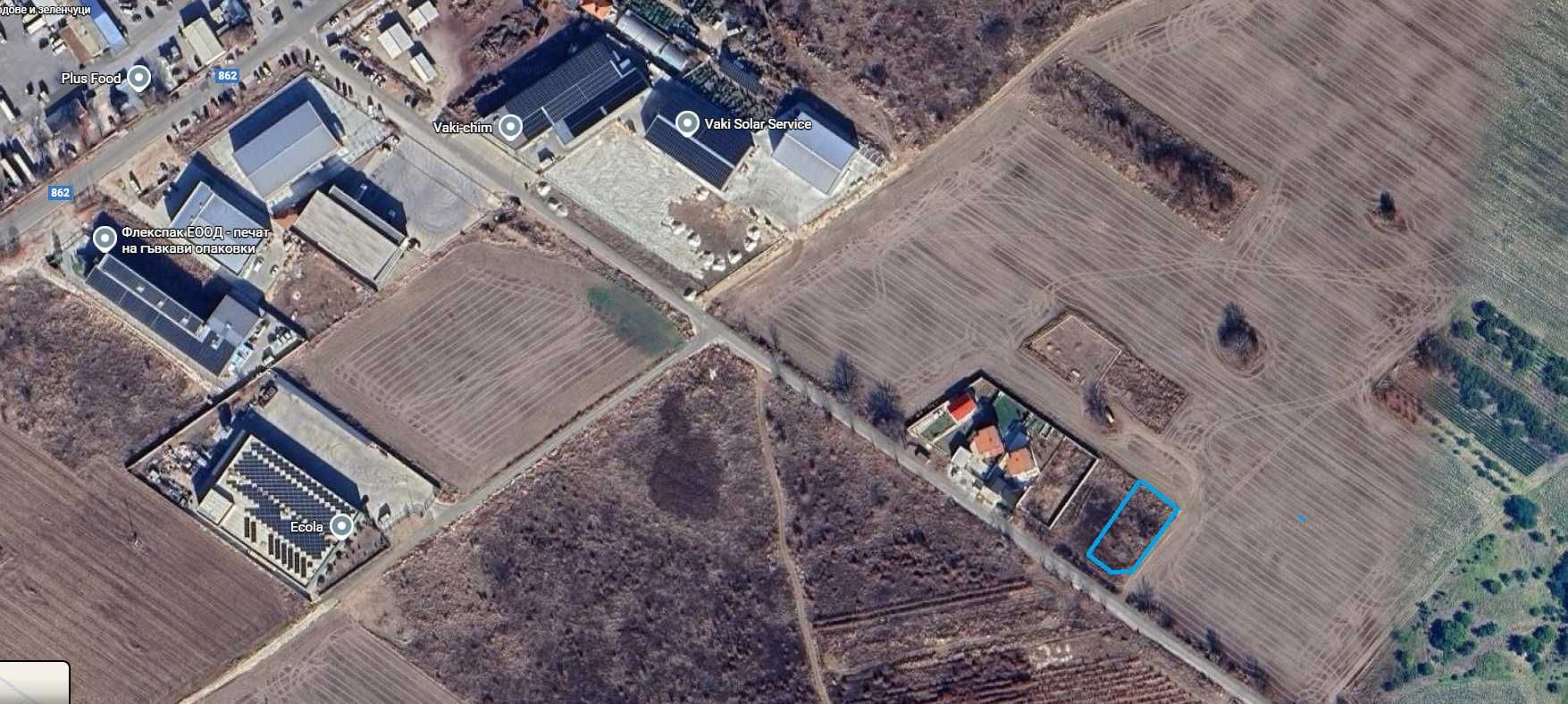 Парцел за жилищно строителство в с. Марково с проект за къщи