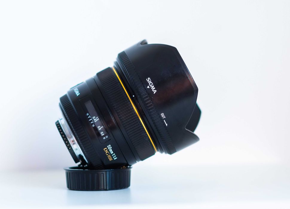 Obiectiv SIGMA 50 f 1.4 Ex DG Hsm montura NIKON FX Full Frame