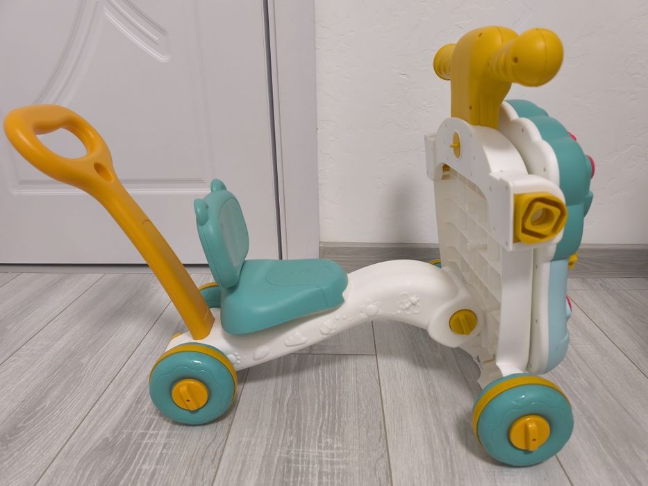 Интерактивна проходилка 3 в 1 с масичка и колело, като нова