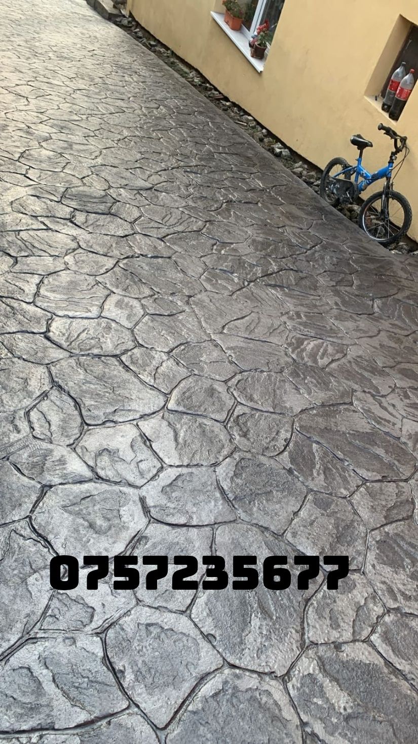 #beton amprentat #