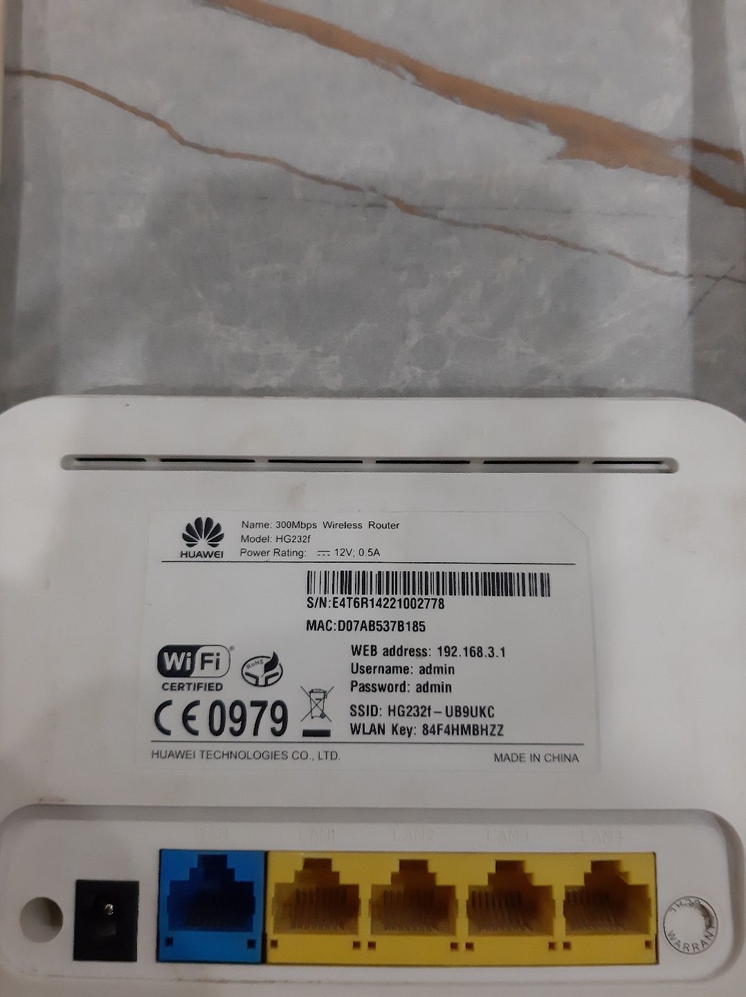 Wifi Router sotiladi