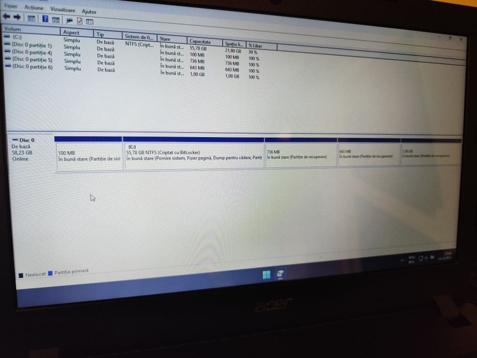 Laptop ultraportabil Acer Aspire 1 A114-32-C2A6