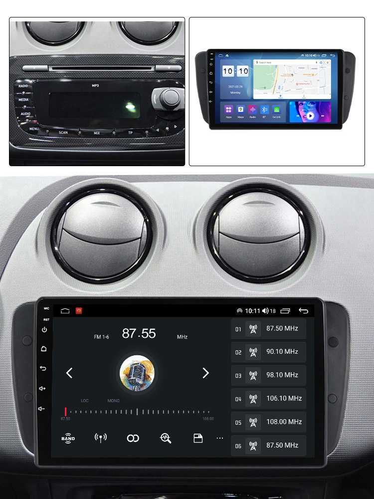 Navigatie Seat Ibiza 2009-2013, Android 13, 9 INCH, 2GB RAM