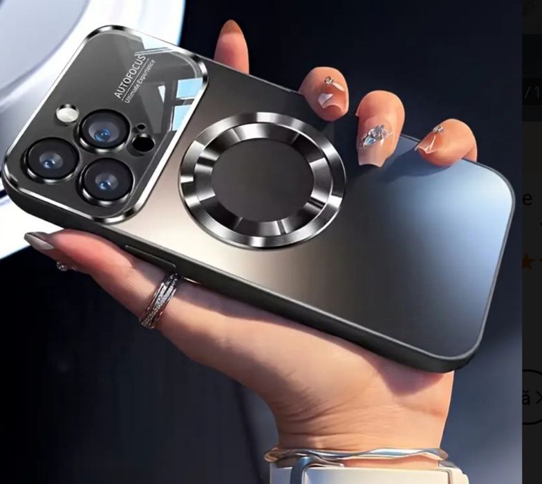 Husa titan telefon iPhone 16 pro max noua conectare wireless, magnetic