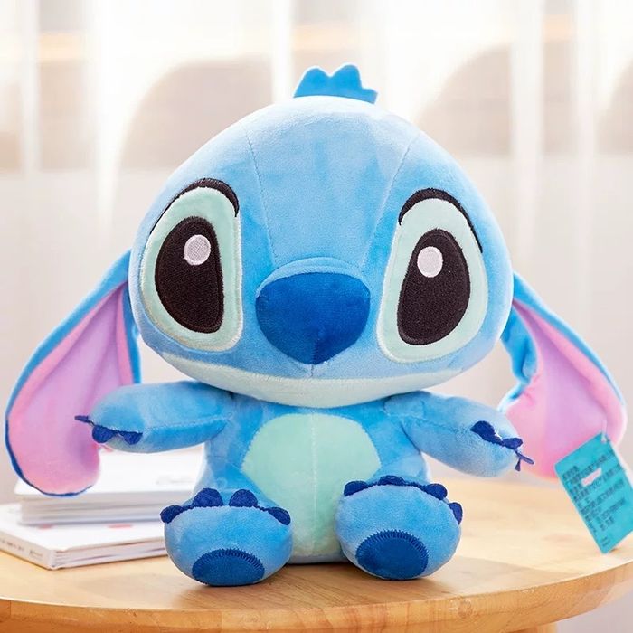 Jucarie de plus Stitch, aproximativ 28 cm, albastru, NOU