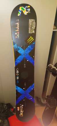 Snowboard Burton CustomX 159Wide Channel & Legături Cartel Est Inmate